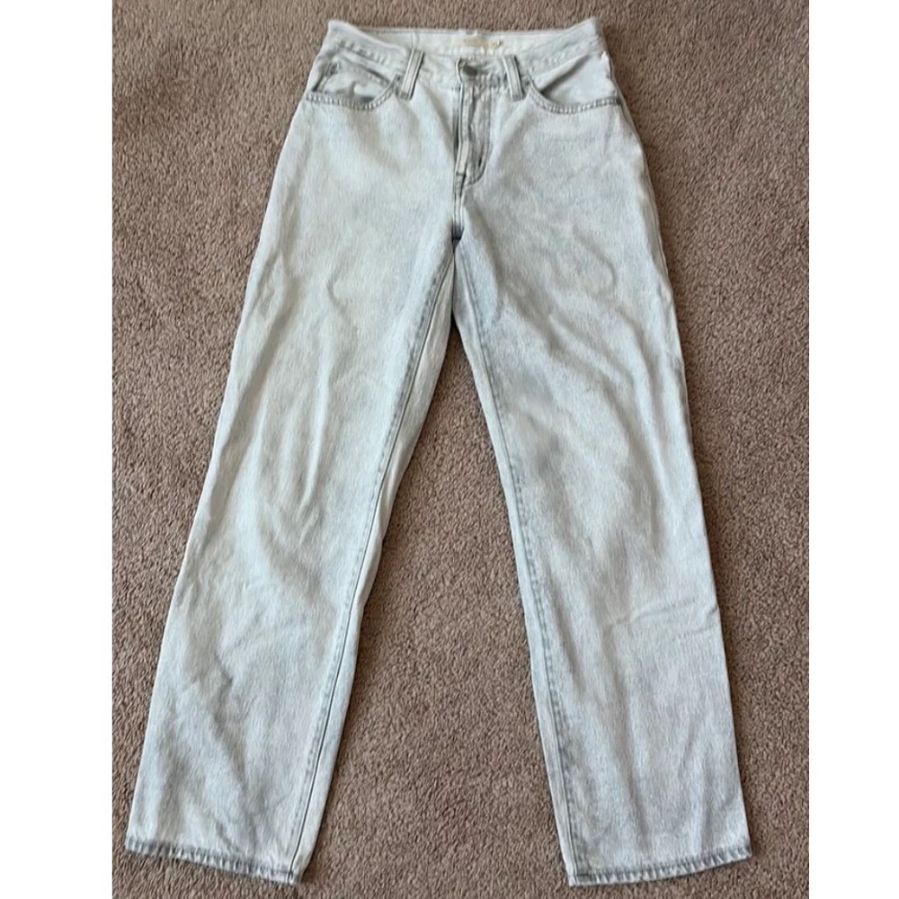 Levi’s Baggy 94 Light Gray Denim Jeans Size 25